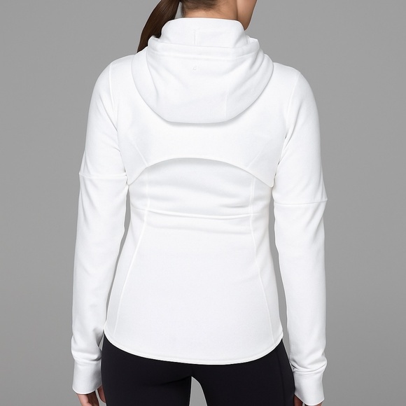 Lululemon | Fleece of Mind Jacket | Size 4 | White | Super Warm - Picture 1 of 11